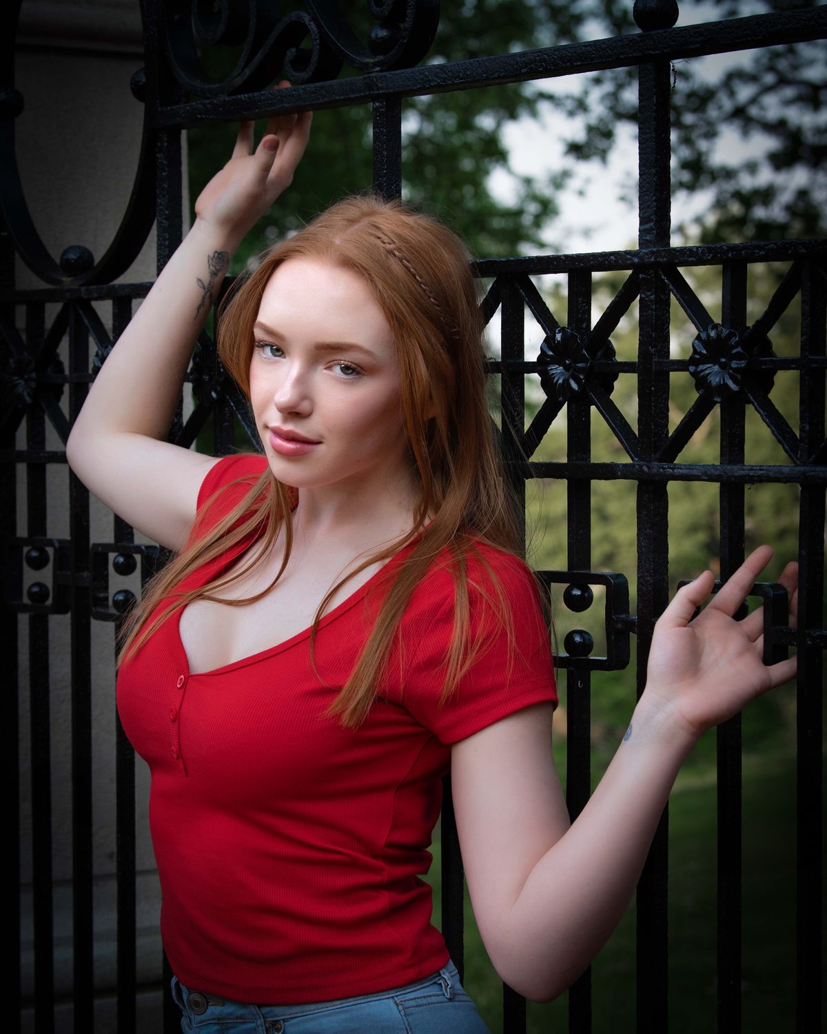 Fine art senior portrait, Ohio Valley