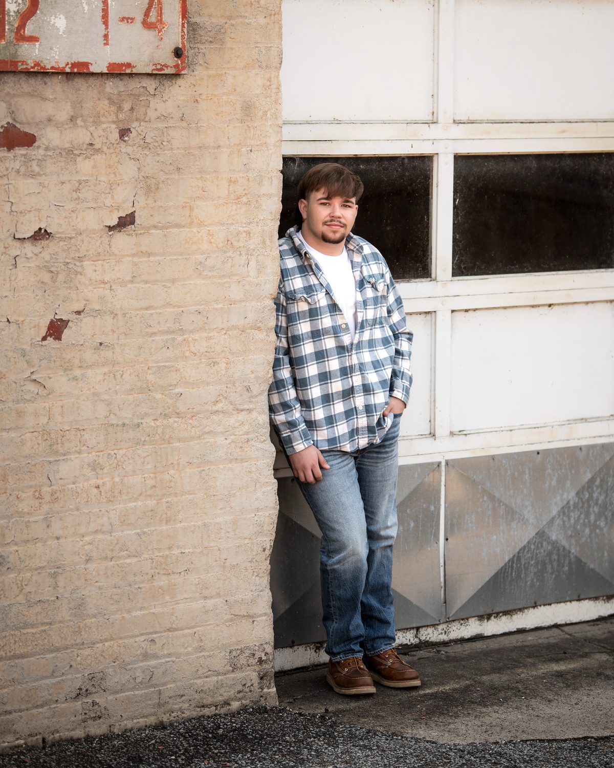 High school senior portrait, Belmont County